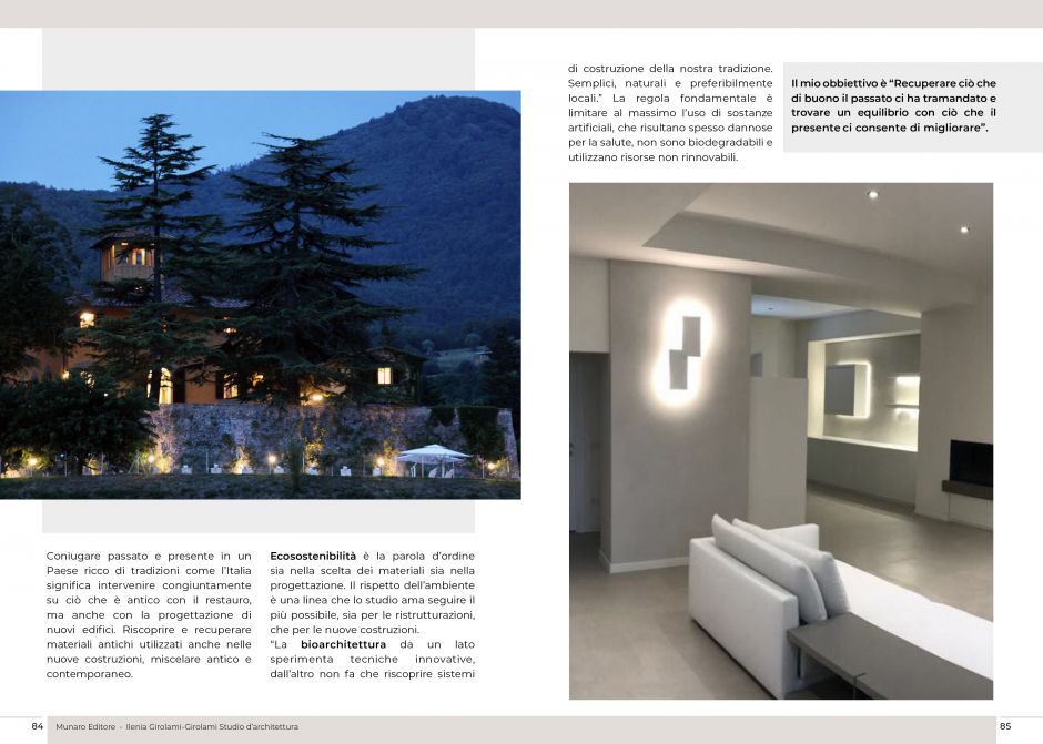 Pubblicazione su Architetti Italiani