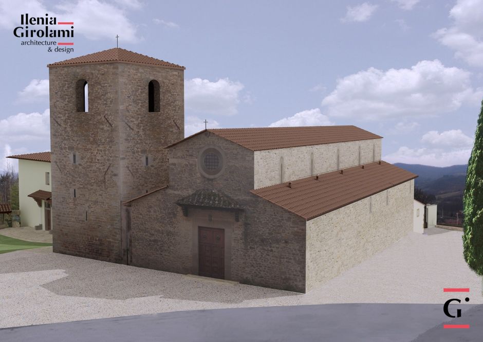 Romanesque Country Church Restoration and Regeneration