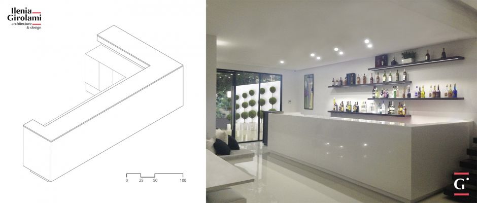 Furnishing Design for a Restaurant – Lounge Bar