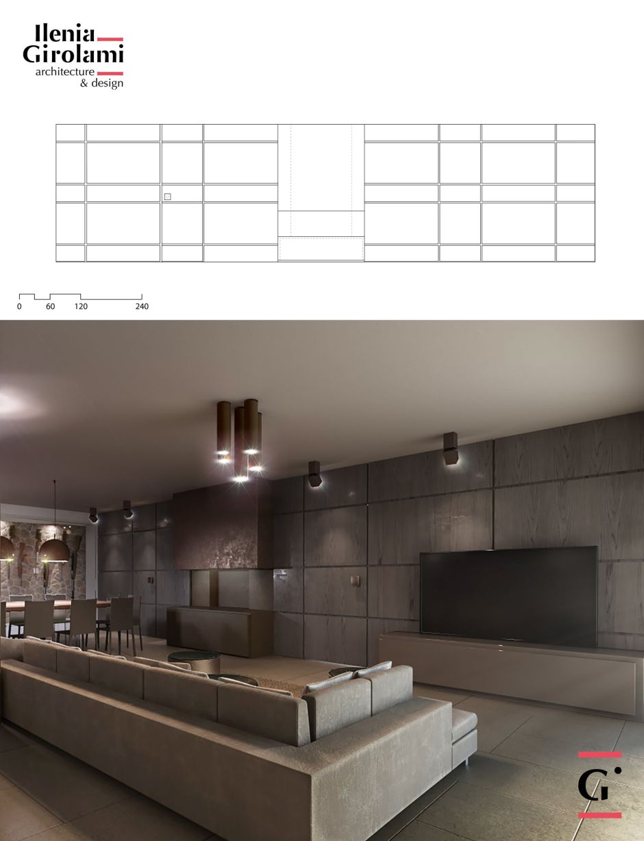 Design and construction of wall coverings with boiserie