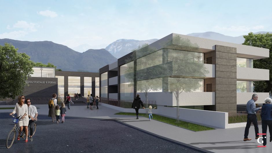 Restoration of Enrico Fermi Middle School in Turin